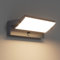 Klighten 45W Außenwandleuchte Außenlampe mit Bewegungsmelder IP65 Wandleuchte Aussen Wandlampe mit Schwenkbar LED Panel, Aussenleuchte für Garten Terrasse Eingang, 3480LM, Warmweiß 3000K, Anthrazit