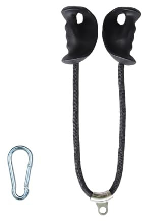 Infinite Fitness Ergonomic Tricep Bicep Rope Cable Attachment, Ticep Pull Down Rope with Non-Slip Rubber Grip Gym Handles, Exercise LAT Pulldown Pulley System – Home Gym Accessories for Cable Machine