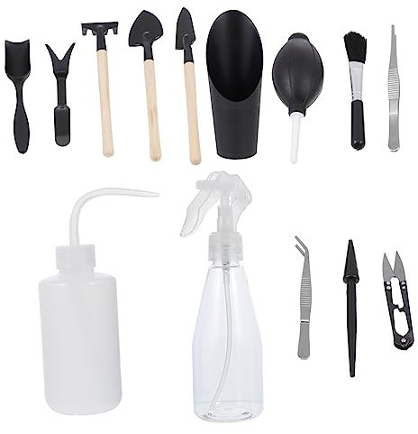 SUPVOX Kit D'outils de Jardinage Bouteille D'arrosage Mini Outils pour La Plantation Taille Transplantation pour Les Amateurs de Plantes Succulentes