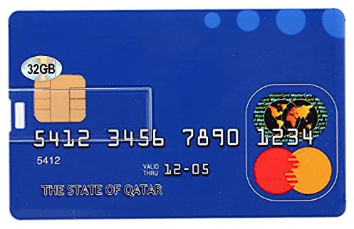 Clé USB Unique en Forme de Carte pour Le Transfert et Le Stockage de Données, clé USB Portable de 32 Go, pour L'école et Le Bureau