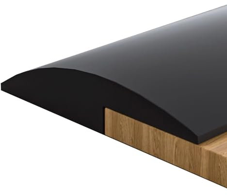 LXYDJPW Selbstklebende Übergangsstreifen aus Gummi, Verbindungsstreifen für Teppich- und Bodenkanten, Schwellenreduzierer für erhöhte Podeste mit Einer Höhe von weniger als 3 m