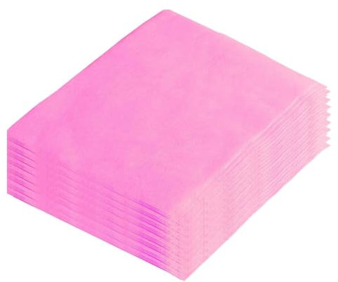 Gbloodst 200 feuilles de papier filtre jetable pour aspirateur à ongles, rose