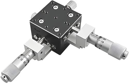 Manueller Xy-Tisch, Lgy40-C, optische Mikroeinstellung, Präzision 0,01 mm, Zinklegierung, lineare Positionierungsstufe, 58,5 mm quadratisch, 2 kg Belastung