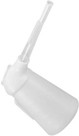 Ciieeo Boat Engine Oil Dispenser Bottle Plastic Oiler Can Brush for Easy Refueling