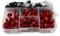 JTWMTY Kit Bulloni Carenatura Completa per Moto Viti E Dadi per Carrozzeria per K&awasaki Z750 Z800(Rosso)