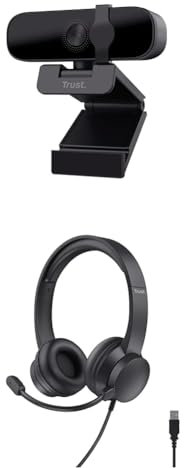 Trust Tanor 1080p Webcam USB Headset with Microphone