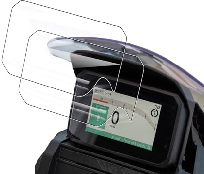 MEMELOKA Protector de Pantalla para Honda ADV350 5 Pulgadas, 2 Piezas HD Anti-Arañazo y Sin Burbujas PET Flexible Película para Honda ADV350 con 3D Couverture Complète