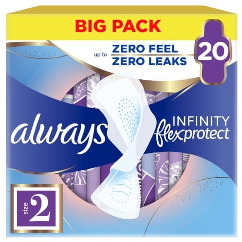 Always Infinity Sanitary Towels Value Pack Long Size 2 20CT