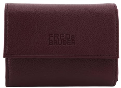 FREDsBRUDER Geldbörse Bestie Wallet with Lock Dark Red weinrot