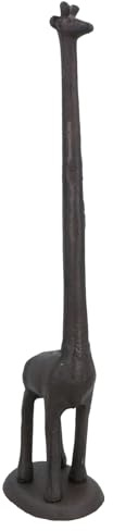 Giraffe Kitchen Toilet Roll/Paper Towel Holder Cast Iron Bathroom Animal Safari