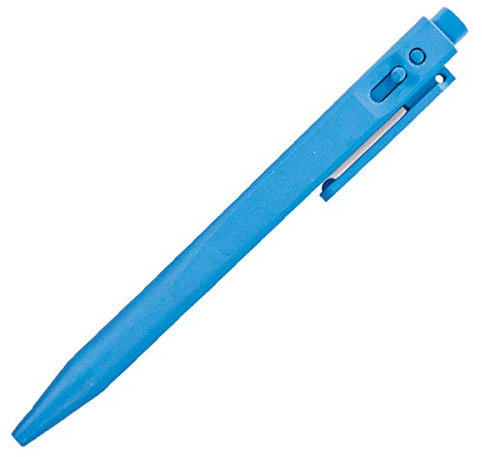 Detektierbarer Kugelschreiber DETECT, Kuli, Plastik Kugelschreiber, blaue, rote oder schwarze Schrift, Farbe:blau