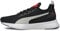 PUMA Flyer Runner Jr Sneaker, Black-Gray Violet, 38.5 EU
