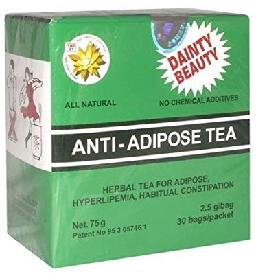 Thé Anti-adipeux Perte de poids Effet détoxifiant Effet laxatif - 2 x 30 sacs (60sacs)