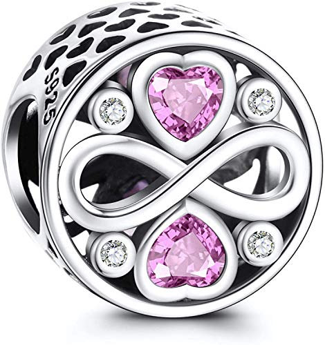 MariaFonte Charm Anhänger Neu 2025 Unendliche Liebe Geburstag Jubiläum Original Angebot Perlen Armband Silber 925 Günstig Herz Mama Familie Frau Kompatibel Glücksbringer Weihnachten Hochzeitstag Mädel