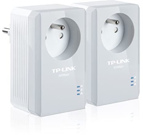 TP Link Kit de 2 CPL AV 600 Mbps avec prise integree