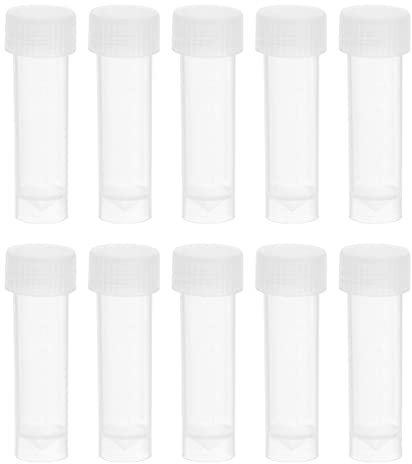 EXCEART Transparente NadelaufbewahrungsröHrchen 10st Behälter Mit Deckel Nadeln Organizer Halter Für Nähnadeln Handarbeitswerkzeuge Nadelrohrhalter