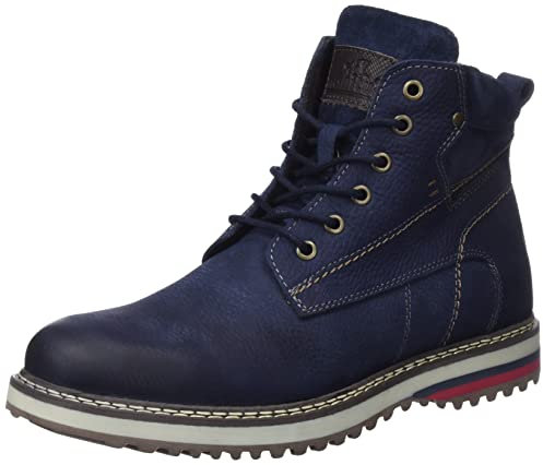 Manitu Herren 660497 Mode-Stiefel, blau, 44 EU