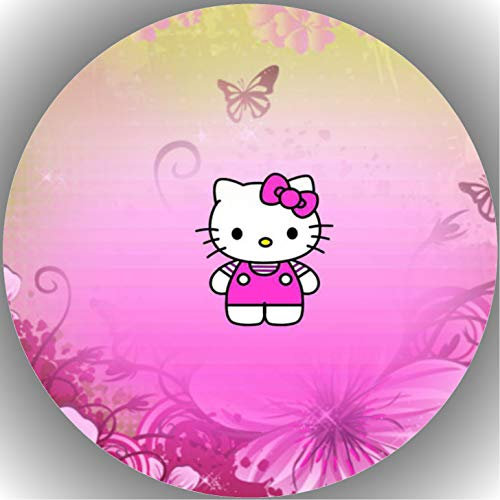TTS-24 Premium Esspapier Oblate Tortenbild, Essbares Foto für Torten, Tortenaufleger Ø 20cm Hello Kitty T5