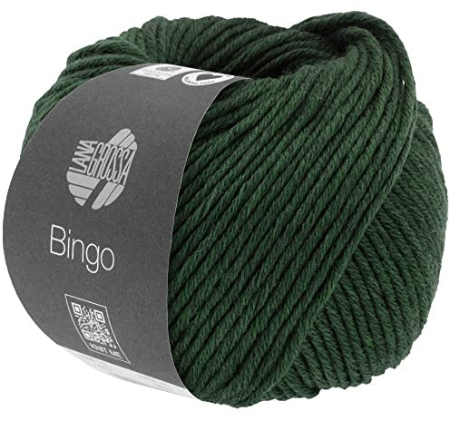LANA GROSSA Bingo Melange | Extrafeine Merinowolle waschmaschinenfest und filzfrei | Handstrickgarn aus 100% Schurwolle (Merino extrafein) | 50g Wolle zum Stricken & Häkeln | 80m Garn FB 1016