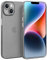 doupi Ultra Slim Hülle kompatibel mit iPhone 14 (6,1 Zoll), Ultra Dünn Fein Matt Case Handyhülle Cover, schwarz