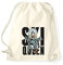 TRVPPY Baumwolltasche Ski Queen Turnbeutel Tasche - Beige
