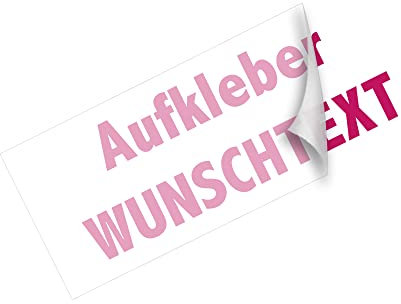 Aufkleber selbst gestalten Frontscheiben Heckscheiben Karosserie PKW ab 10cm bis 100cm