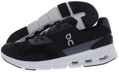 On Herren Running Shoes, Schwarz/Weiß, 47 EU