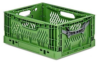 PROREGAL Stabile Profi-Klappbox Chameleon in Industriequalität | HxBxT 18x30x40cm | 17 Liter | klappbar lebensmittelecht | Eurobox Eurobehälter Transportbehälter Stapelbehlter Faltbox