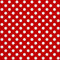 HEKO PANELS Stoff Oxford Wasserdichte Meterware Canvas-Stoff Polyester Stoff Zum Nähen Nähstoffe Dekostoffe Wasserabweisend Blickdicht Gepunktet Rot Weiß 1 Meter 155 x 100 cm, DX1694