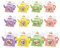 OPUHOHR 12PCS Flower Tea Party Gift Boxes, Vintage Teapot Candy Boxes, Paper Candy Treat Boxes for Tea Garden Wedding Bridal Birthday Baby Shower
