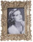 HAUCOZE Bilderrahmen Fotorahmen Tisch Dekor Modern Skulptur Geschenk Gold 10x15cm