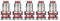 Vaporesso GTX Meshed Coil, Verdampferkopf, 1,2 Ohm MTL, 5er Pack