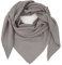 Gloop Damen XXL Strick Dreieck Schal Halstuch Baumwolle Dreieckstuch Musselin Ohne Kratze an Haut Made in Italy (Dunkelgrau)