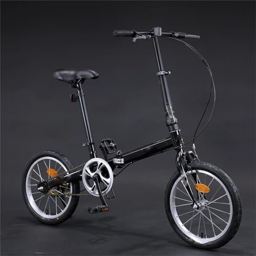 40,6 cm (16 Zoll) Klapprad Mini kleines Rad faltbares Fahrrad Rahmen aus Karbonstahl Single Speed Kinderfahrrad 16 Zoll