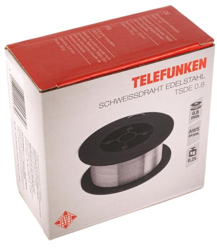 Telefunken Schweißdraht Edelstahl TSDE 0.8