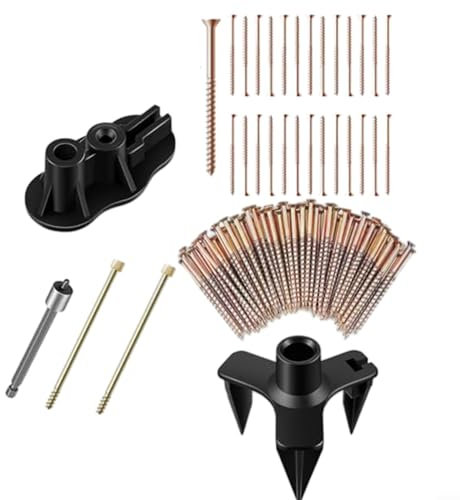 Gbtdoface Stop Creak Squeaky Floor Repair Kit, Fix A Floor Eliminate Squeaky Noise Floor Repair Kit Carpet Repair Kit For Wood Floors Carpeted Floors And Stairs