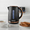 FT-Homestore Textured Kettle 1.7L - Black & Rose Gold Boil water in style with this fabulous Kettle washable filter with built-in overheat protection.