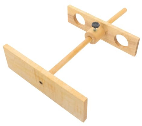 ULTECHNOVO Wooden Funnel Stand Holder Rack Adjustable Height Laboratory Accessory for Experiment Teaching