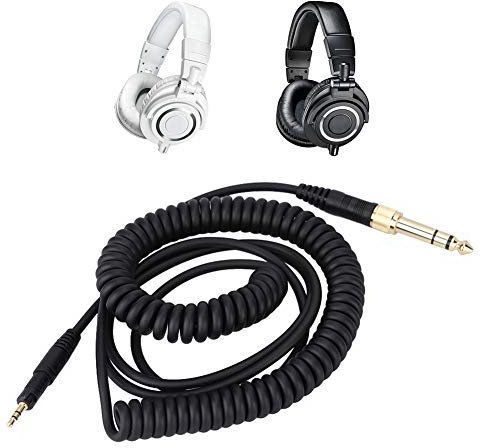 Kopfhörerkabel Kopfhörerleitung Ersatz-Audiokabel für ATH-M50x/M40x/M70x 160 cm Kopfhörer-Verlängerungskabel Line Wire Audiokabel