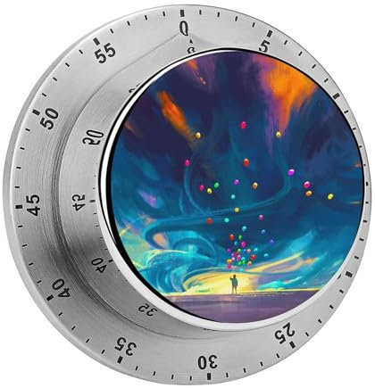 Timer Ballon Küchentimer Countdown Magnetischer Timer Mechanischer Timer zum Backen Kochen Ofen