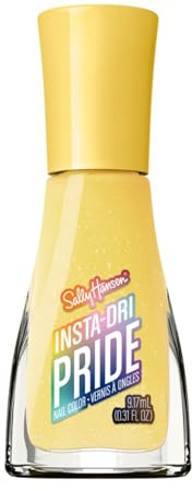Sally Hansen Insta-Dri Pride Esmalte de Uñas Free to Bee | Esmalte de uñas de secado rápido de edición limitada, 11 tonos arcoíris nacarados para manicuras inspiradas en el Orgullo.