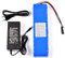 AFTERTECH PACCO BATTERIA PILA 48V 6,4Ah RICARICABILE AL LITIO 267x70x38mm 6400mAh 48volt 14s2p G3D3