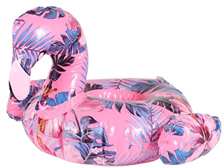 TOYANDONA Porte-bière Flamant Rose Porte-bière Coloré Porte-gobelet Gonflable Flamant Rose Dessous De Verre Colorés Dessous De Verre Gonflable Plateau De Boisson De Piscine Réutilisable