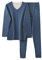 Funktionsunterwäsche,Thermounterwäsche für Herren,Thermo Shirt Herren Herren Milchseide mit Konstanter Temperatur,Nahtlos,und Winter Thermo Unterwäsche Set,Kleidung,Hose Wolldecke Anzug