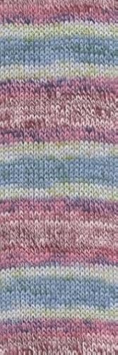 WOOLADDICTS Footprints 1115.0014 - Blue/Wine/Rose