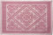 Tappeto Sardo Stuoia Passatoia tappeto bagno 100% Cotone Made In Italy prodotto in sardegna (Rosa, 55x140)