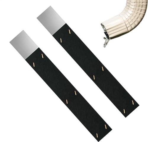 2X Gutter Noise Dampener Bulk 11 X 4 Inch Rain Noise Downspout DripMultifunctional Noise Dampener, Adjustable Drainage Ditch Noise Reducer For Home Use Splash Silencer