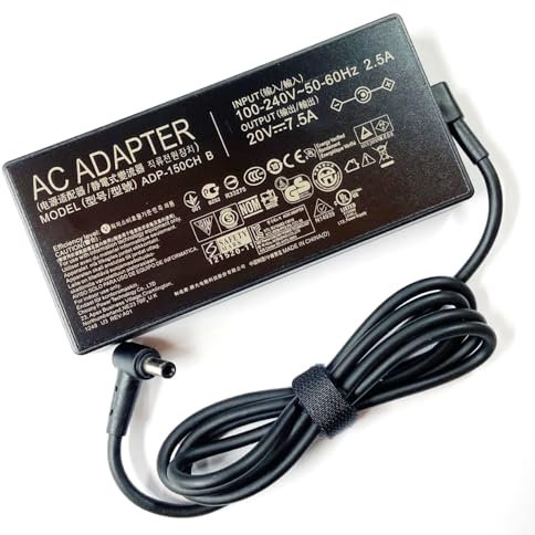 XITAIAN 20V 7.5A 150W Alimentatore Caricabatterie di Ricambio Per ASUS TUF Gaming Laptop Notebook FX95D FX95G VX60G FA506 FX706L ADP-150CH B (6.0 * 3.7mm)