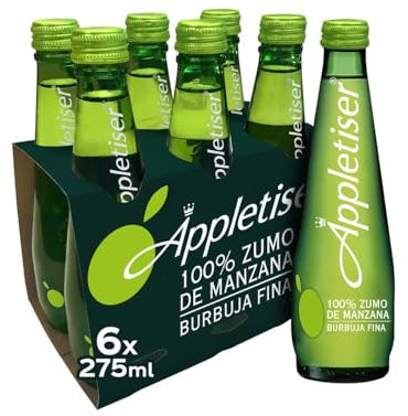 Apfelsaft-Schorle 6 x 27,5 cl Flaschen 2er Pack