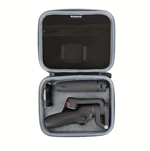 Vintage & Haven Schwarze Umhängetasche für DJI Osmo Mobile 6, Hartschalen-Aufbewahrungskoffer, 30,5 x 35,6 x 30,5 cm